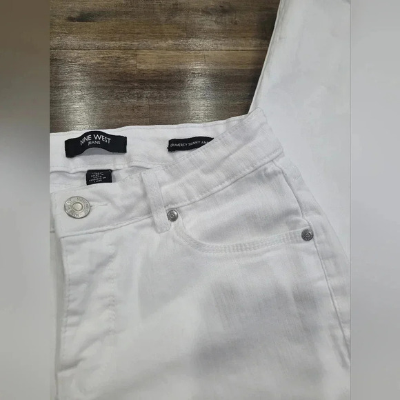 Nine West Gramercy Skinny Ankle Soft Twill Jeans - Picture 12 of 16